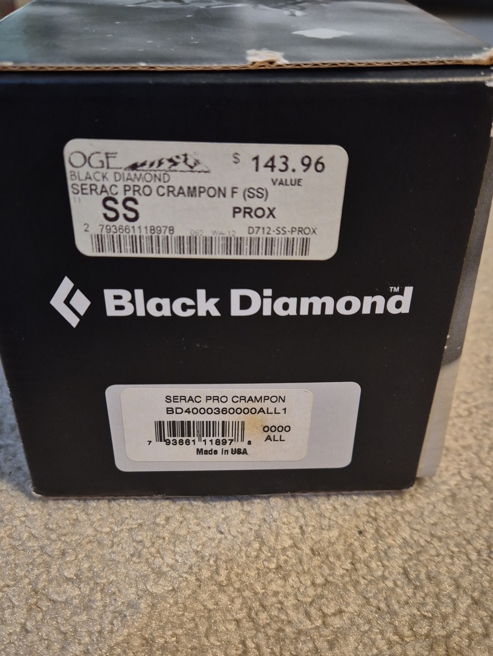 Black Diamond SERAC Pro CRAMPON F STAINLESS STEEL
